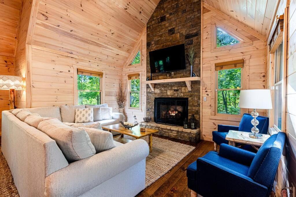 Luxe Family Cabin 8 Min To Downtown Блу-Ридж Екстер'єр фото