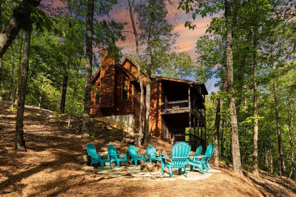 Luxe Family Cabin 8 Min To Downtown Блу-Ридж Екстер'єр фото